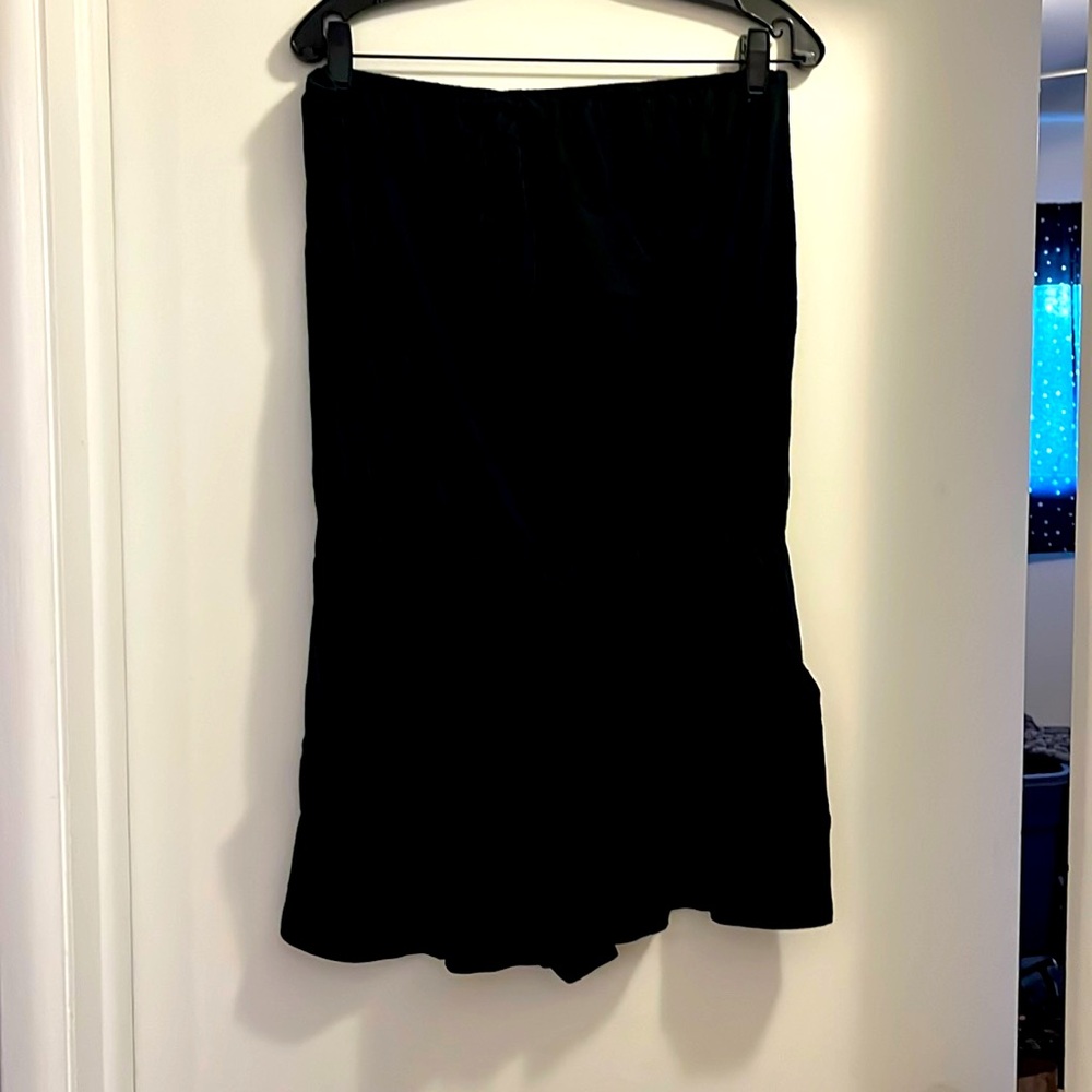 Strapless romper